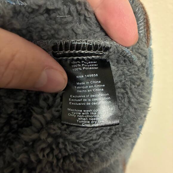 Voyager Sherpa Lined Snap Up Jacket - Picture 2 of 8